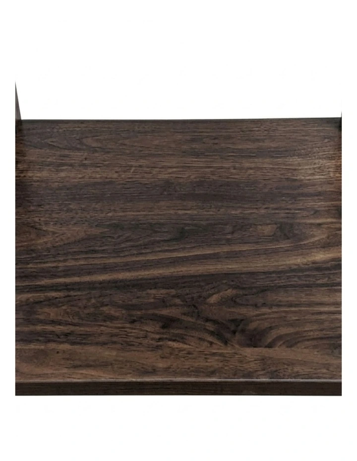 Nova Decorative Furniture Bedside Table Walnut/Travertine 60x50x50cm image 5