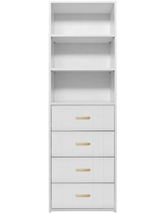 Geneva Built In Wardrobe Vj Panel Brass Oval Handle
