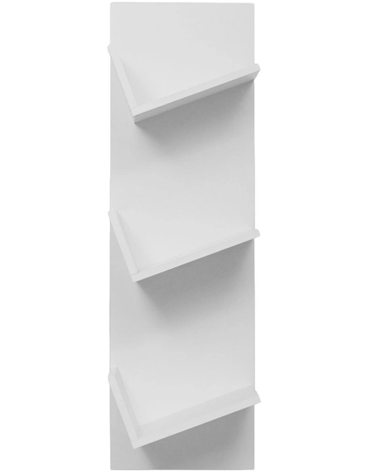 London Decorative Display Shelf White 160.8x65.2x25cm image 1
