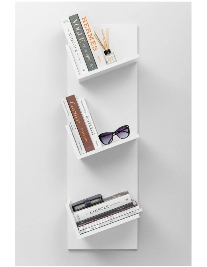 London Decorative Display Shelf White 160.8x65.2x25cm image 2