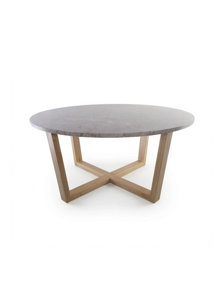 Lyra Decorative Furniture Coffee Table Rose Marble 85x85x40cm image 1