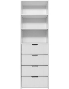 Geneva Built In Wardrobe Vj Panel Black Pull Handle