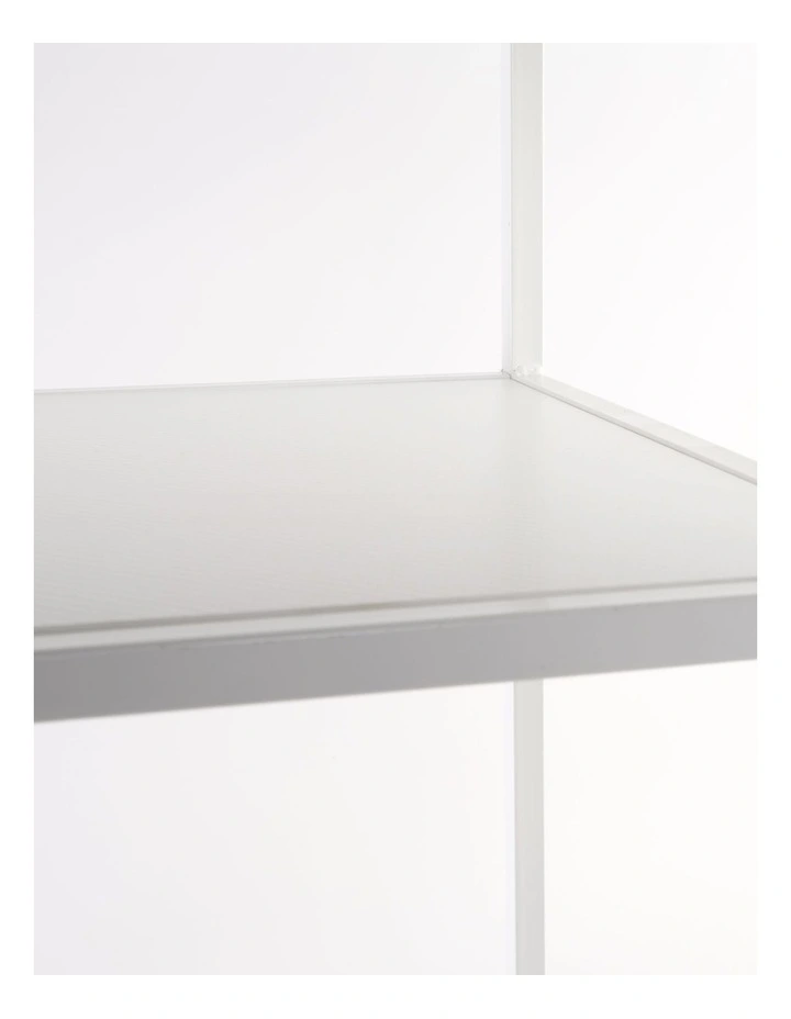Aura Entry Console Table Metal Frame Top White/White Marble 120x40x80cm image 5