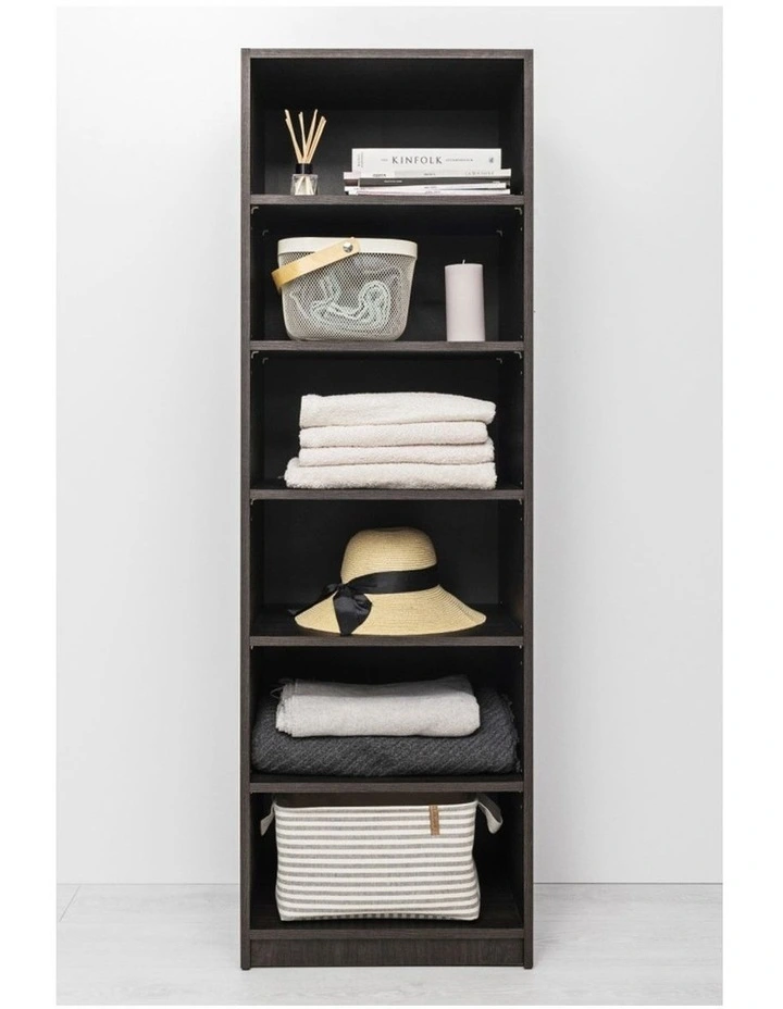 Geneva Built In Wardrobe 6 Shelf Module Nordic Ash image 2