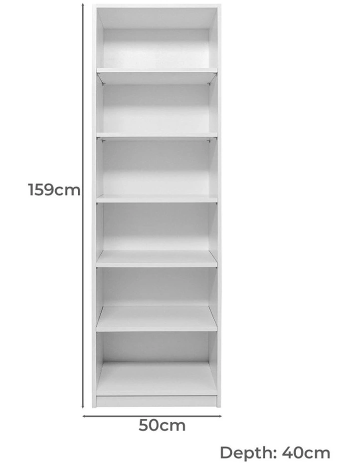 Geneva Built In Wardrobe 6 Shelf Module White image 3