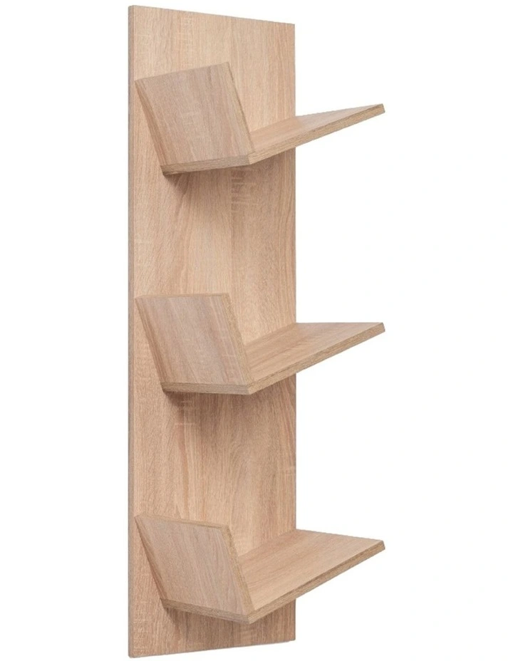 London Decorative Display Shelf Oak 160.8x65.2x25cm image 1