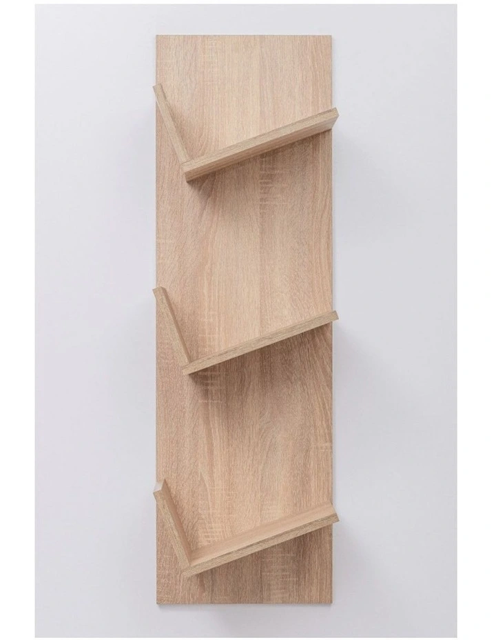 London Decorative Display Shelf Oak 160.8x65.2x25cm image 6