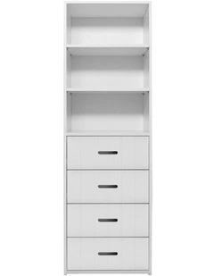 Geneva Built In Wardrobe Vj Panel Black Oval Handle