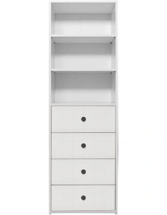Geneva Built In Wardrobe in White