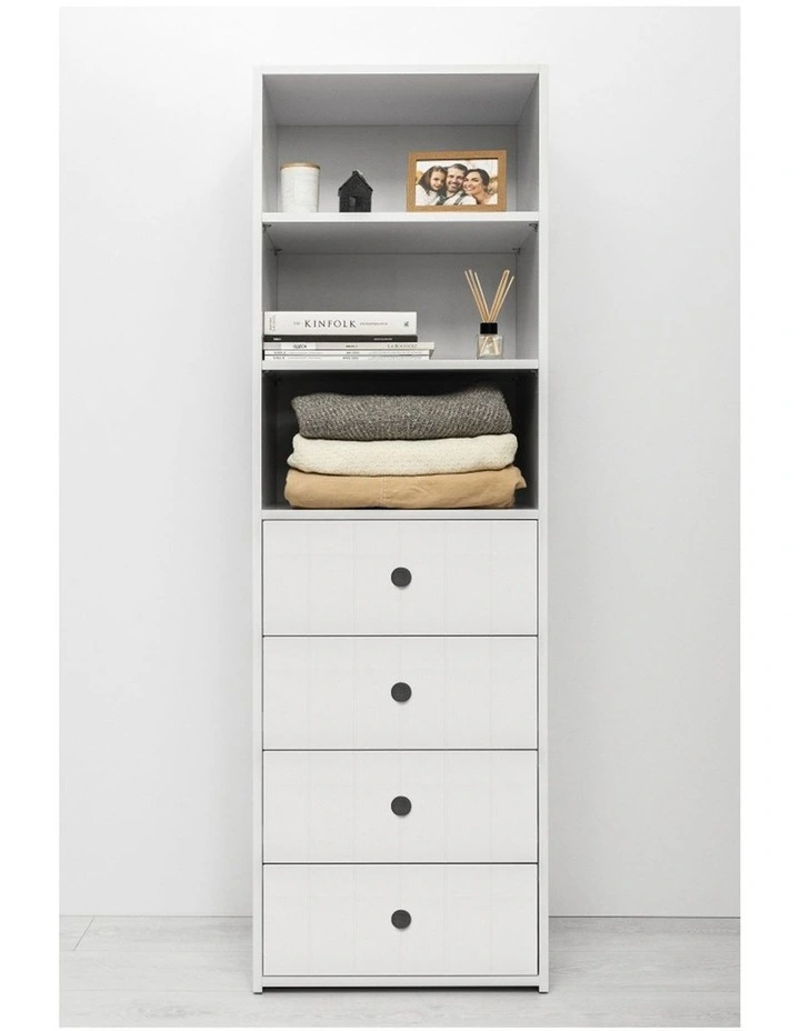 Geneva Built In Wardrobe in White image 2