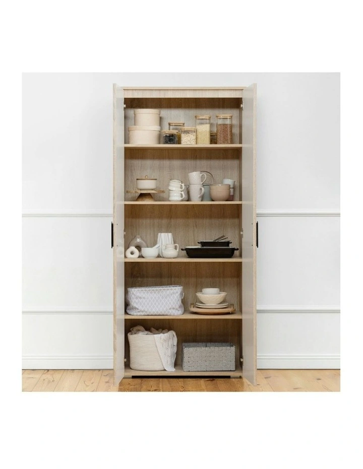 Stockholm Slim Storage Cupboard in Natural Oak image 5