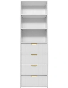 Geneva Built In Wardrobe in White