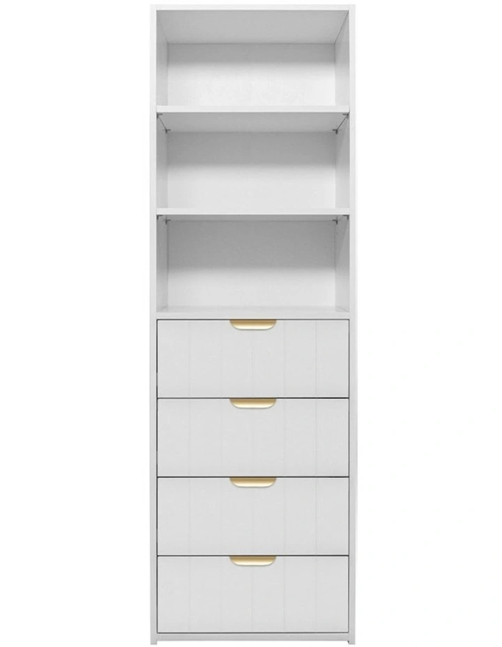 Geneva Built In Wardrobe in White image 1
