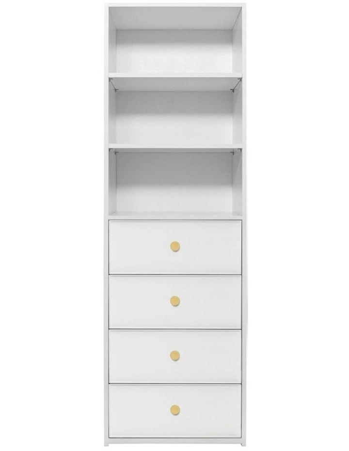 Geneva Built in Wardrobe in White image 1