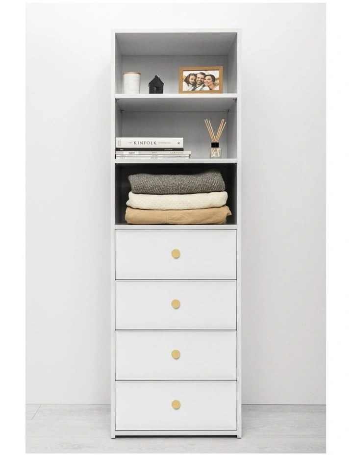 Geneva Built in Wardrobe in White image 2