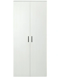 Stockholm Vj Panel Storage Cupboard Scandi in White