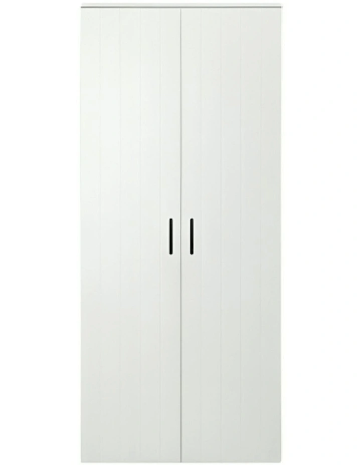 Stockholm Vj Panel Storage Cupboard Scandi in White image 1
