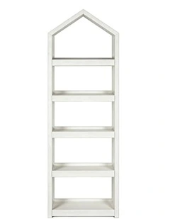 Oris House Silhouette Decorative Display Shelf 169x45x32cm in White