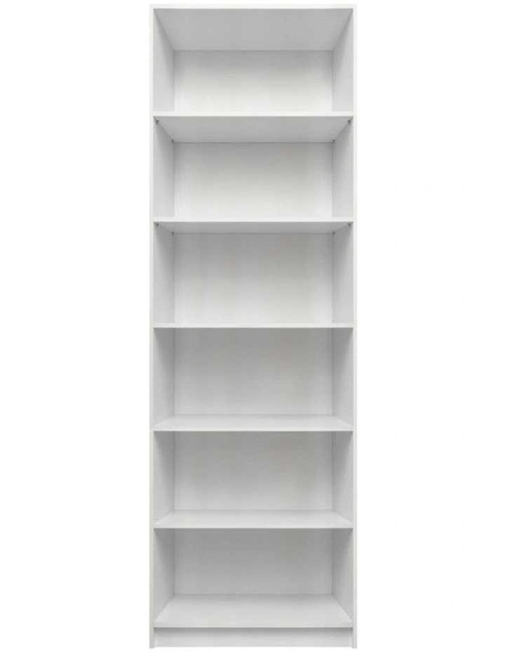 Malmo Six Shelf Furniture Walk in Wardrobe 200x60x45cm in White image 1