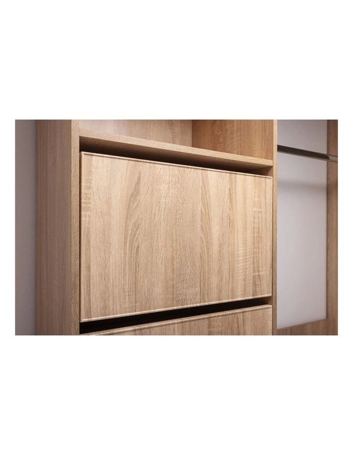 Basel Walk In Wardrobe Kit in Natural Oak image 4