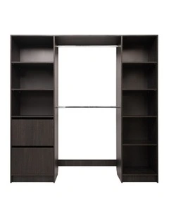 Basel Classic Walk In Wardrobe Kit in Nordic Ash