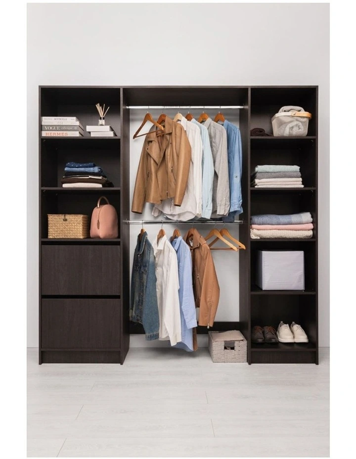 Basel Classic Walk In Wardrobe Kit in Nordic Ash image 2