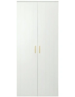 Stockholm Vj Panel Storage Cupboard in White