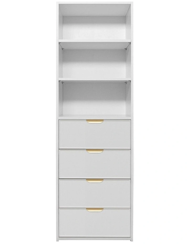 Geneva Built in Wardrobe in White image 1