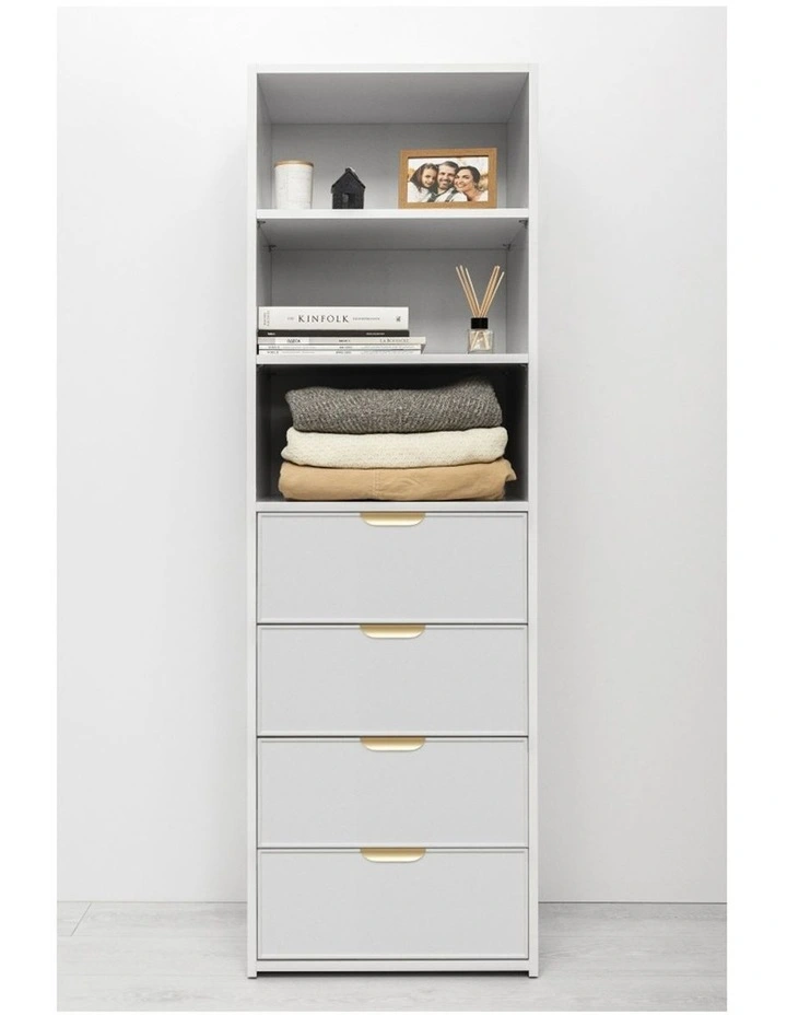 Geneva Built in Wardrobe in White image 2