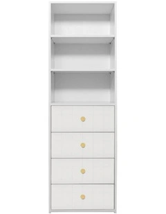 Geneva Built In Wardrobe in White