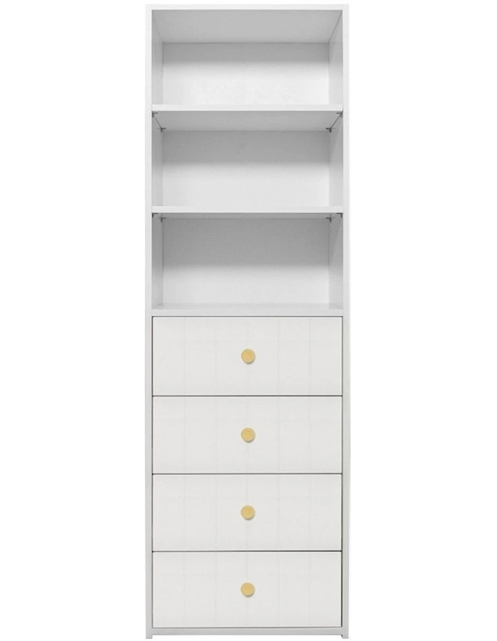 Geneva Built In Wardrobe in White image 1