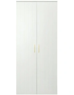 Stockholm Vj Panel Storage Cupboard in White