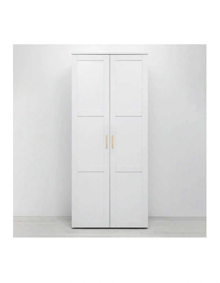 Stockholm Hamptons Storage Cupboard in White image 2