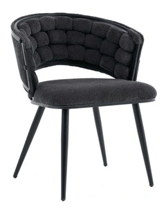 Set of 2 Homfurn Velvet Dining Chairs with Black Metal Legs, Modern Upholstered Accent Chairs for Dining Room, Living Room