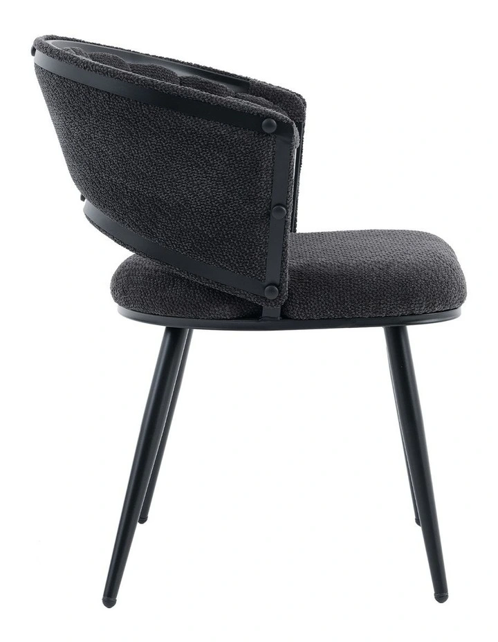 Velvet Dining Chairs Set Of 2 in Blue image 5