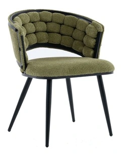 Set of 2 Homfurn Velvet Dining Chairs with Black Metal Legs, Modern Upholstered Accent Chairs for Dining Room, Living Room