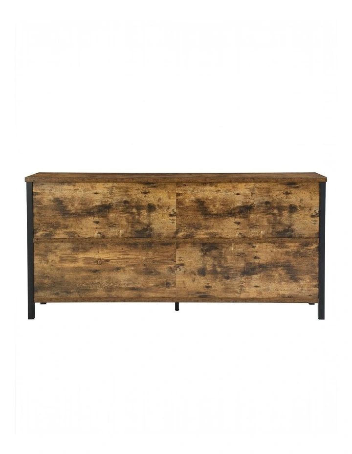 Wood 8 Cube Storage Organizer Bookshelf in Brown image 3