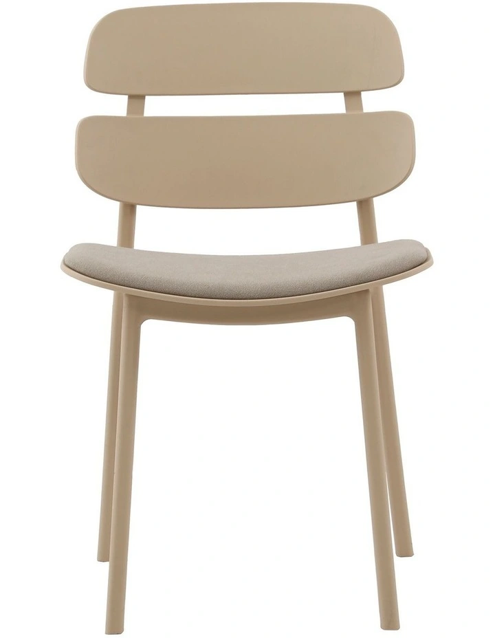 Daphne Dining Chairs PP Upholstered Seat Beige (set of 2) image 3