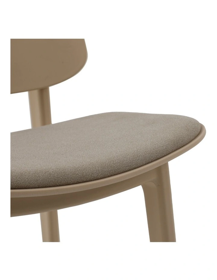 Daphne Dining Chairs PP Upholstered Seat Beige (set of 2) image 6