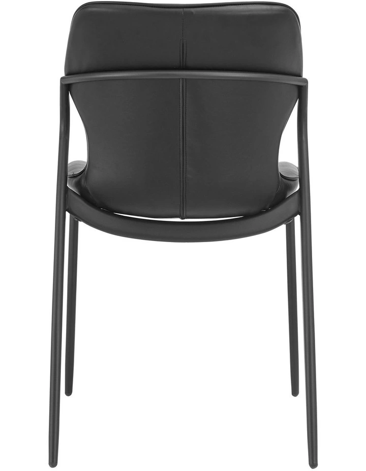 Elle Dining Chairs Pair (Set of Two) Black image 5