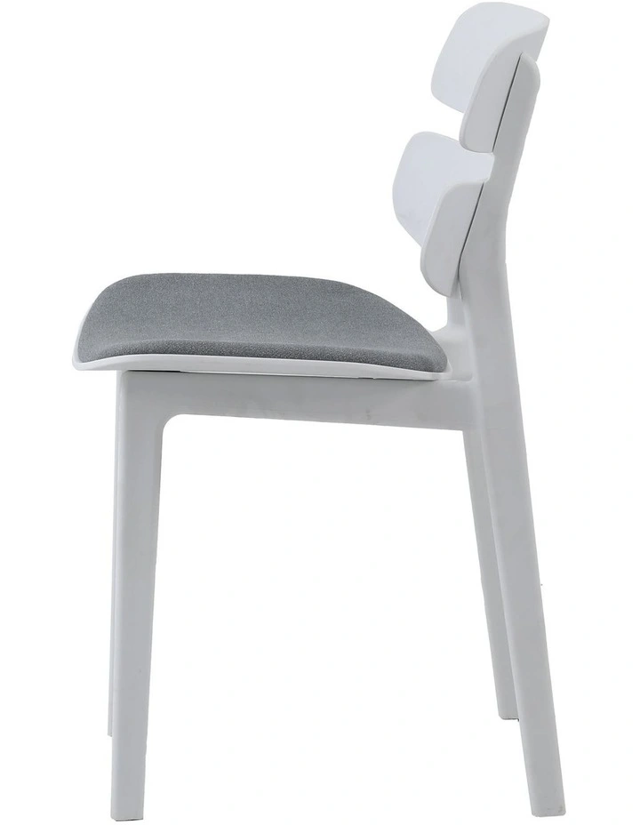 Daphne Dining Chairs PP Upholstered Seat White (set of 2) image 4