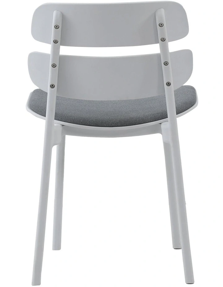 Daphne Dining Chairs PP Upholstered Seat White (set of 2) image 5