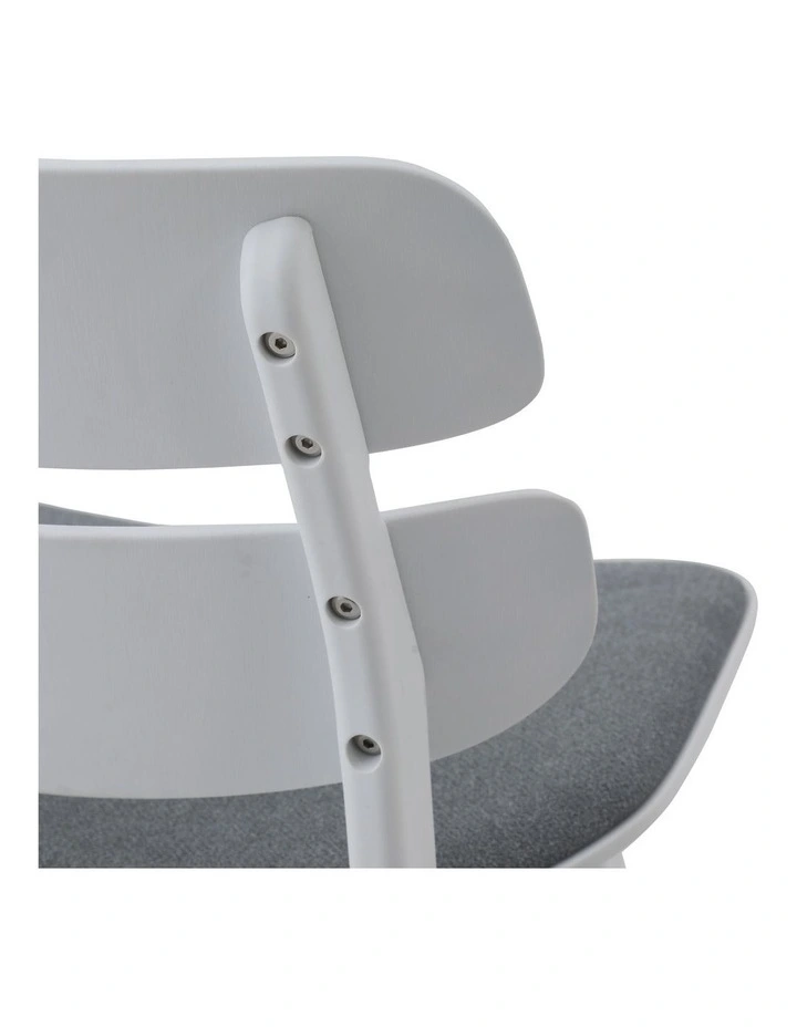 Daphne Dining Chairs PP Upholstered Seat White (set of 2) image 7
