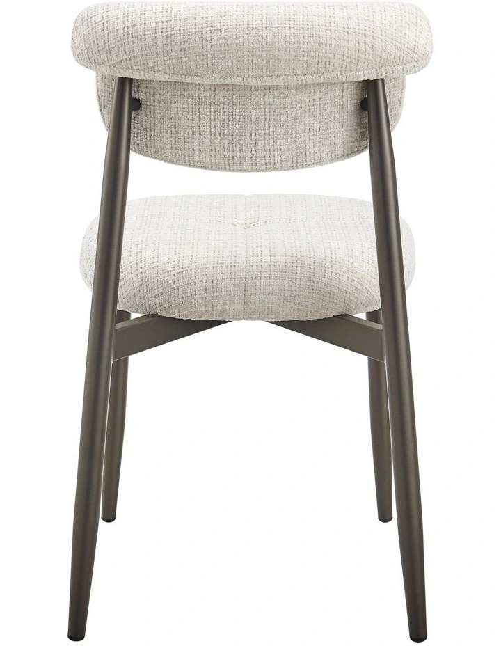 Sanya Dining Chairs Pair (Set of Two) Natural and Bronze image 5