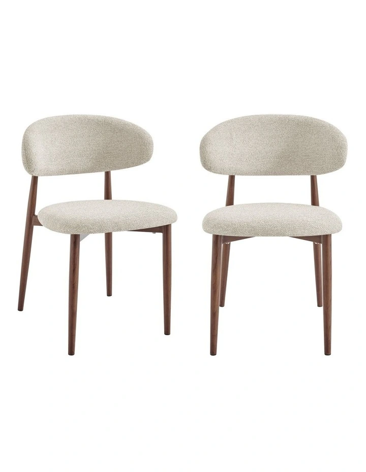 Ormond Dining Chairs Pair (Set of 2) Nude image 1