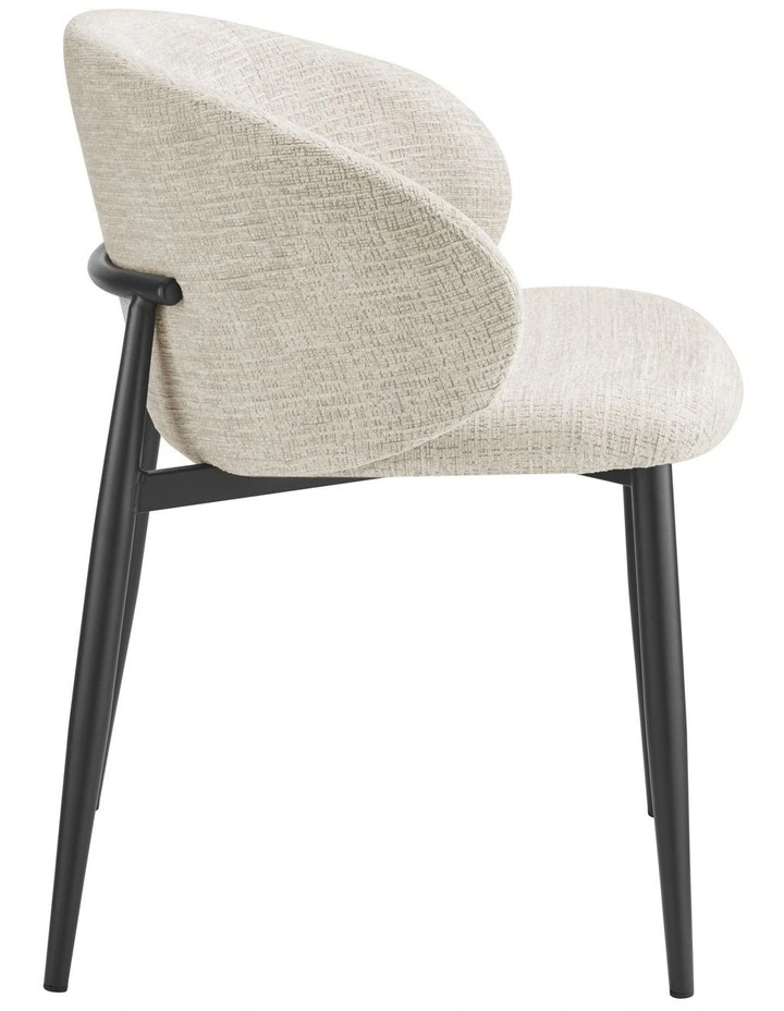 Marian Dining Chairs Pair (Set of 2) Beige image 4