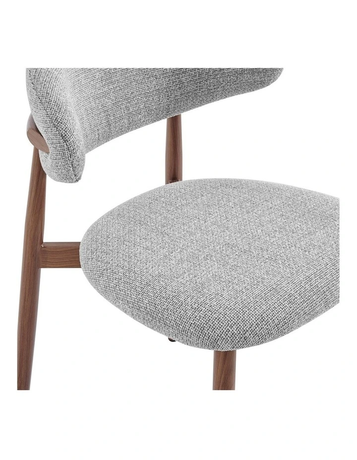 Ormond Dining Chairs Pair (Set of 2) Grey image 6