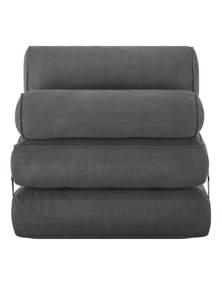 Helga Compressed Fold Out Sofa Bed Single Ash image 4
