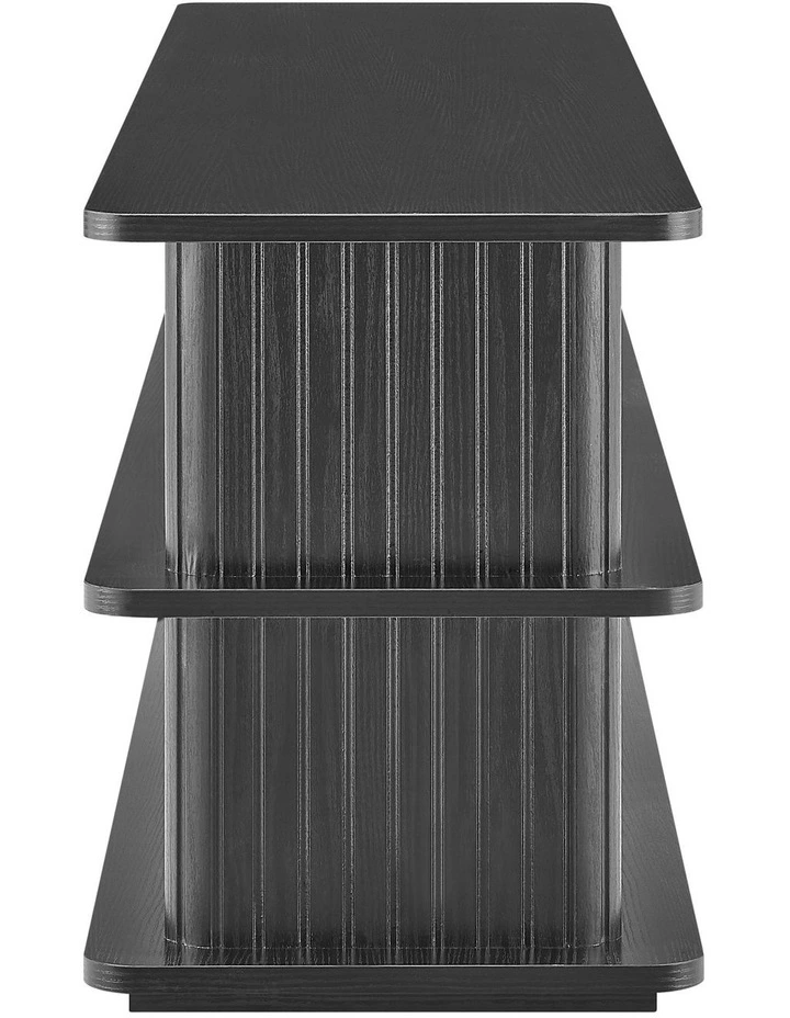 Felicity Open Shelf Entertainment TV Unit 180W Black image 4