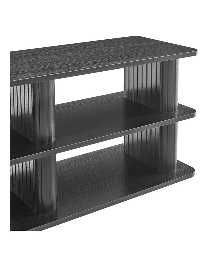 Felicity Open Shelf Entertainment TV Unit 180W Black image 5